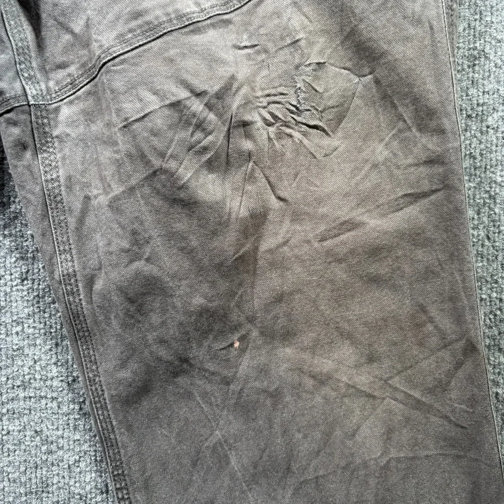 The North Face Khakis Pant Men's 36x31 Gray Canvas Straight Leg Utility Stretch